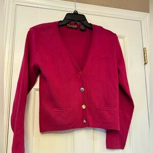 Jos. A. Bank Women's Vivid Berry Cardigan